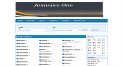 Desktop Screenshot of annuaireone.com